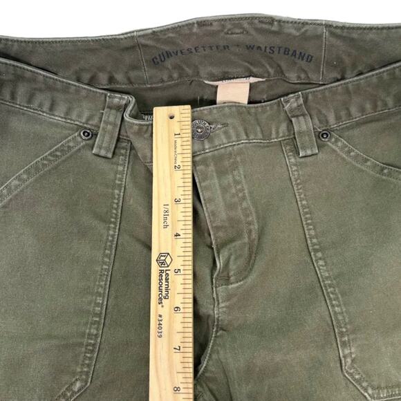 Duluth Trading Women’s Curvesetter Cargo Work Pants Olive Green Flex Utility - Picture 7 of 8